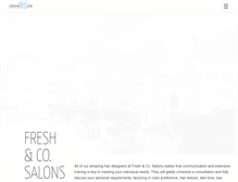Tablet Screenshot of freshandcosalons.com